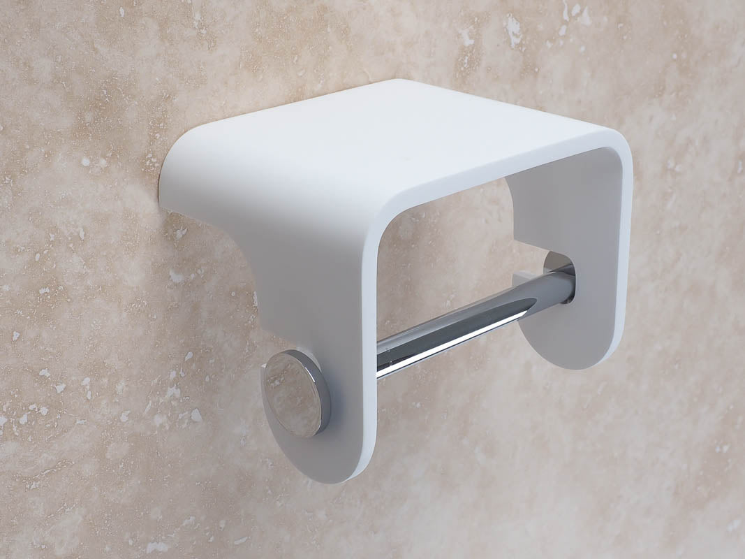 Toilettenpapierhalter DECOR WALTHER STONE TPH4 mit Ablagefäche 