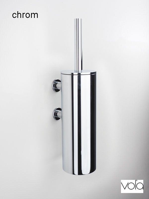 Vola T33 Toilet brush holder VOLA AVAILABLE COLORS 16 POLISHED CHROME