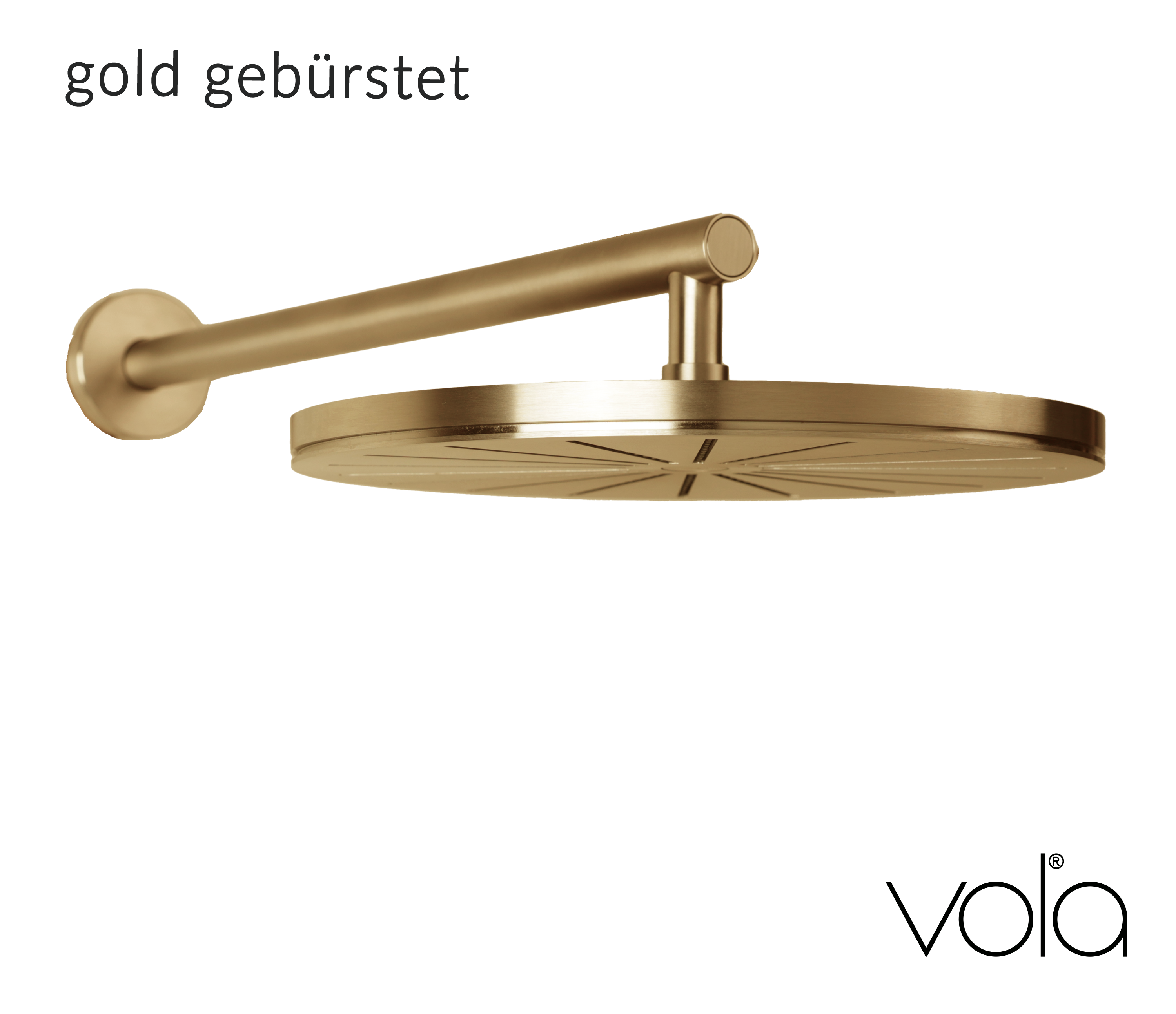 Regendusche Vola 060-70 gold