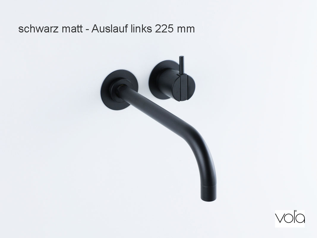 Wandarmatur VOLA 121x schwarz